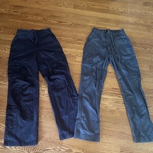 Lot of 2 Hollister & Wild Fable Cargo pants XS/0 grey/blue